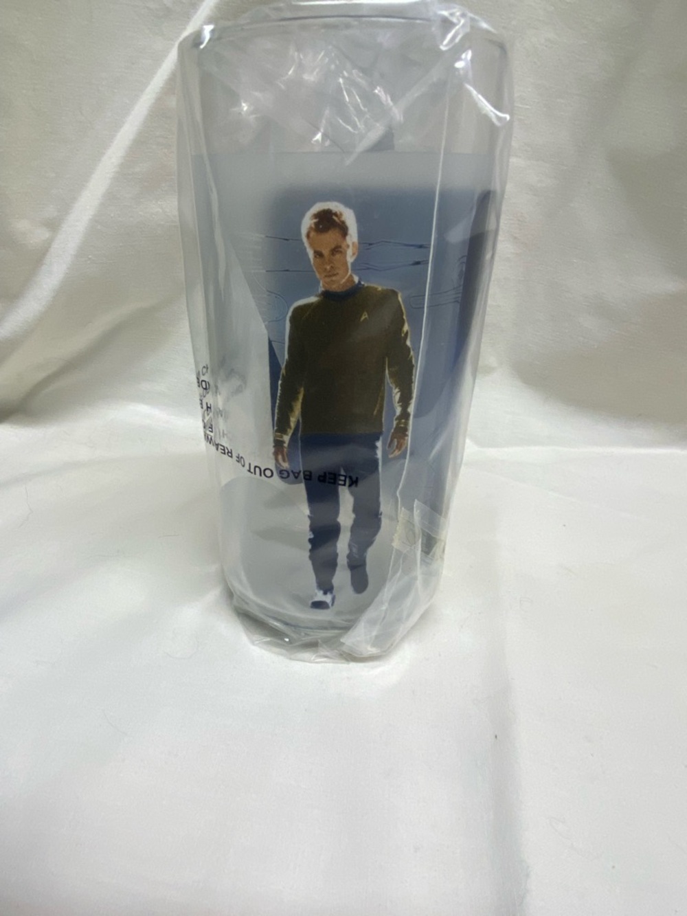 Star Trek Movie Collectible Drinking Glass- Captain Kirk - New in Box